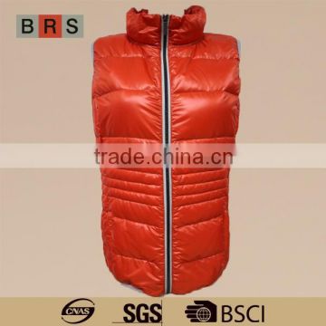 Wholesale Winter Padded Sleeveless Vest With Zipper