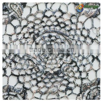 2015 new product Hot sell chemical lace fabric printing mesh fabric