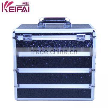 New Fashion Waterproof Aluminum Frame Velvet Cheap Jewelry Box