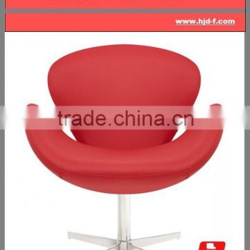Swan swivel leisure chair hot sale,Arne Jocabsen Swan Chair - Bright red