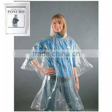 pvc clear women fashion rain cape