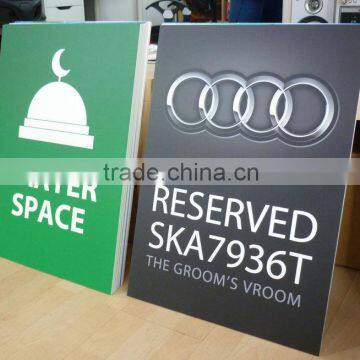 500*700mm pvc foam core board poster with struts