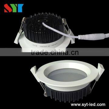 High brightness led downlight 12w dimmable recessed sliver led downight 3.5 inch