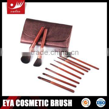 Cosmetic/Makeup Brush Set with Various Handle Colors, Made of Nylon and Goat Hair