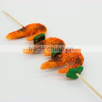Fake food for BBQ grill restaurant sales promotion /Yiwu sanqi crafts factory