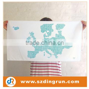 China Supply Manufacturer Cheap Custom Cotton Kitchen Tea Towel Printed Wholesale