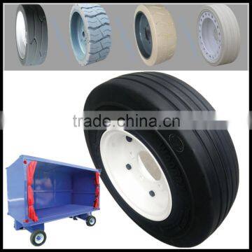 cheap 4.00x8 3.75 rim new solid tyre baggage cart tires china