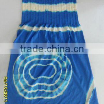 tie-dyed seamless lady casual dress
