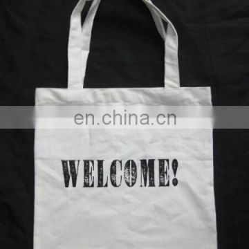 promotion printing logo cotton canvas tote bag/shopping bag/muslin bag