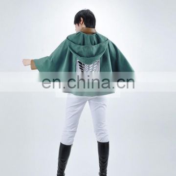 Rose Team-Attack on Titan Eren Jaeger The Recon Corps Wings of Freedom Cloak Anime Sexy Halloween Carnival Costume