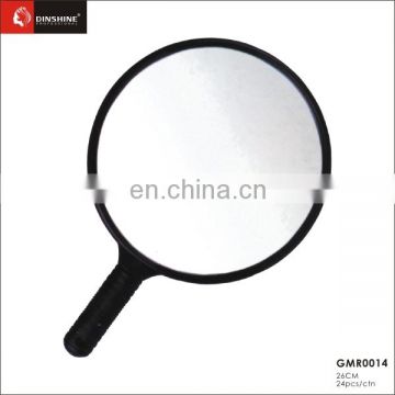 Clear mirror cosmetic make up round mirror for salon beauty with handle