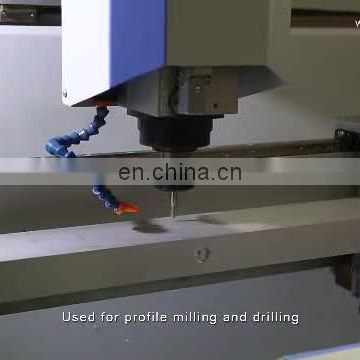 China 3+1 axis aluminum window door drilling and milling center