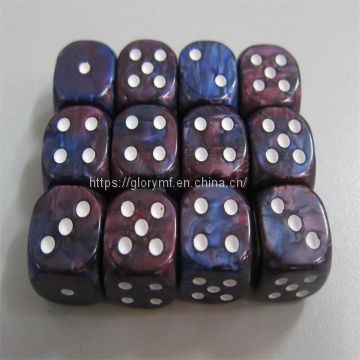 Custom muti-color mixed plastic acrylic dice/muti-side dice