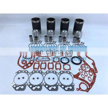 D924 D924T Cylinder Liner Kit With Full Gasket Set For Liebherr Diesel