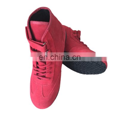 SFI 3.3 Racing Shoes Red Color Flame Resistant Material Customized High-Cut Racing Boots Racers Safety Gear