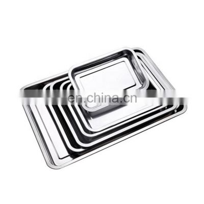 Factory Wholesale Medicine Dental Stainless Steel Instrument Tray