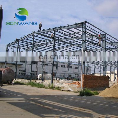 Light Structural Construction Prefab Warehouse Prefabricated Hangar Steel Structure Plant Frame Steel Buildings