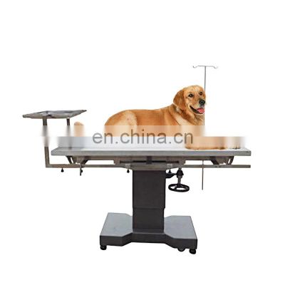 HC-R008 Factory Price Veterinary Surgical Theatre Manual Bed Hydraulic Operating Table for Vet Pet Hospital