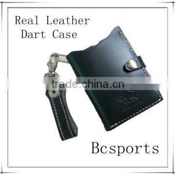 high quality real leather darts case