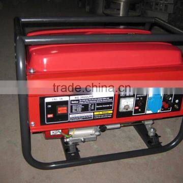 2.5KW LPG gasoline double fuel generator set