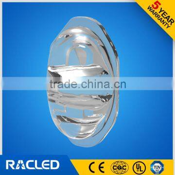 LED glass lens for led street lamp specturum 150*75 degree