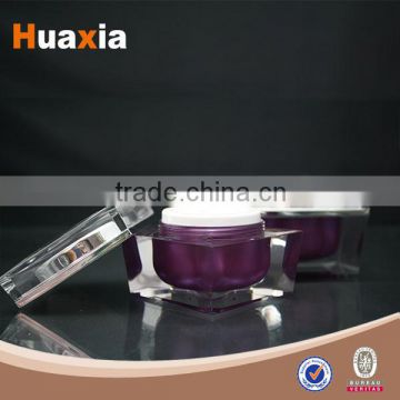 Luxury Colourful High End Packaging Wholesale acrylic cream jars for cosmetic packing