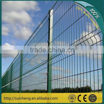 Plastic Coated High Security Wire Mesh Fence/Galvanized Wire Mesh Fence(Guangzhou Factory)