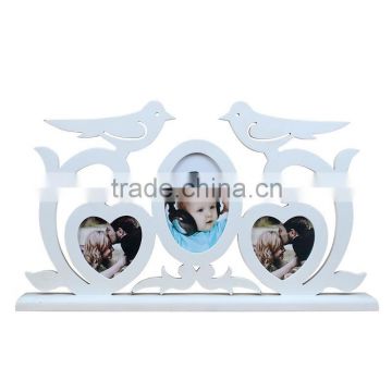 baby picture photo frame with three photos