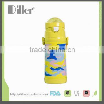 wholesale Cartoon double wall Water Bottle Children stainless steel high grade vacuum flask