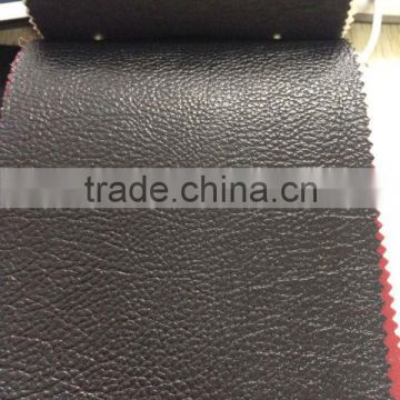 PVC bag leather with 0.8mm thickness and wool fabric backing