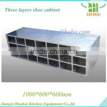 customized big stainless steel shoe cabinet