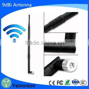 Factory price 2.4g wifi antenna 9dBi 10dBi rubber duck outdoor antenna