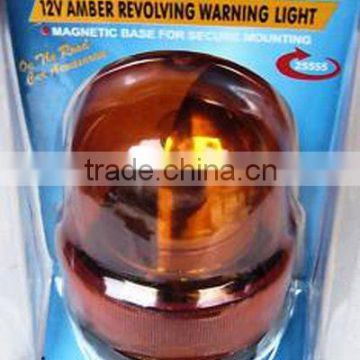12V Amber car revolving warning light