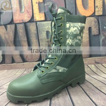 army green camoufalge military combat boots tactical boots