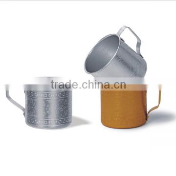 Aluminum small capacity colored water cups for elderly