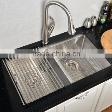 Hot Sale American Kitchen Sinks Handmade Double Bowl Stainless Steel Sink cUPC Approve With Excellent Price 3219A