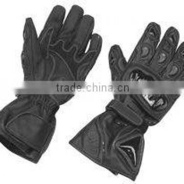 DL-1487 Leather Motorbike Racing Gloves , Motorcycle Gloves