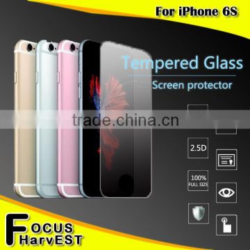 2016 Protective film explosion-proof tempered glass screen protector For iphone 6S