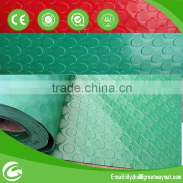 pvc flooring mat with coin shape