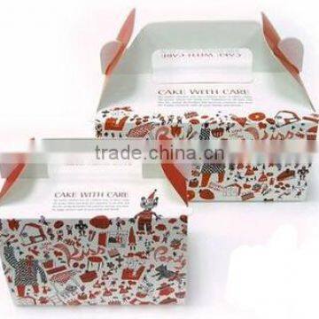 Disposable take away paper food packaging lunch box