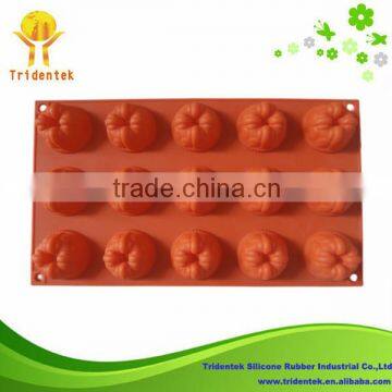 2015 Bakeware Flower Shape Food Grade soap molds silicone