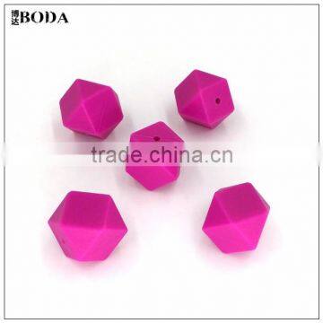 Manufacturer Direct Wholesale Hexagon bead silicone beads