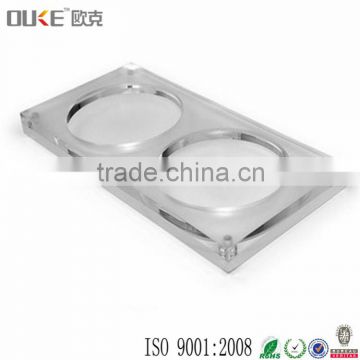 china factory high quality clear acrylic cup holder