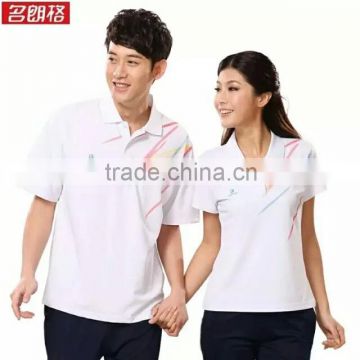 wholesale white t-shirt model blouse sports t-shirt for uniforms