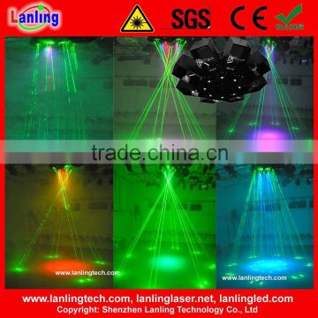Professional RGB LED background& GG laser DJ Disco lighting equipment