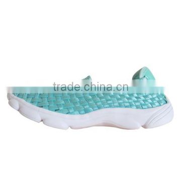 Your own logo women shoes casual,make your own shoes,elastic woven shoes