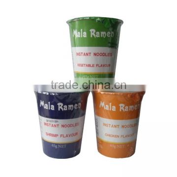 The highest sales nissin cup noodles.wholesale 65g cup noodles,OEM and BRC