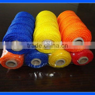 100% polyester rope twined colorful 36 ply