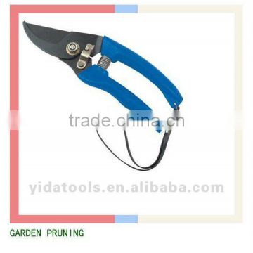 8" stainless steel bypass garden tree scissors