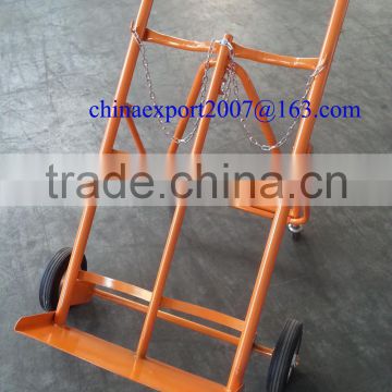 Hand Trolley with 8" Solid wheel for Double Gas Cylinder